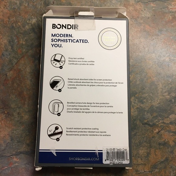 Bondir iPhone 11 Pro / XS Max Clear Coat Phone Case Drop Test Certified-NIB - Picture 3 of 4